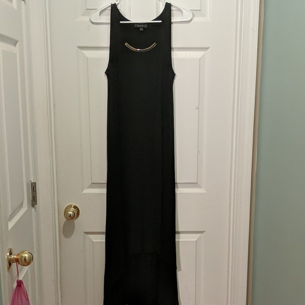 Spense black high low dress Sz. L